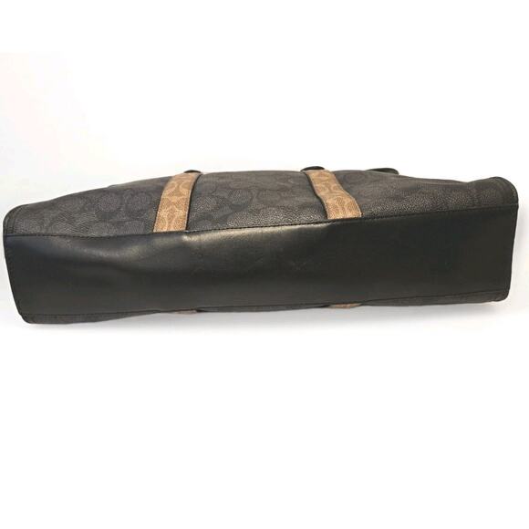 Coach 5079 2-Way Leather Metropolitan Portfolio Messenger Bag W/ Strap 15x12x3.5 - Picture 10 of 16